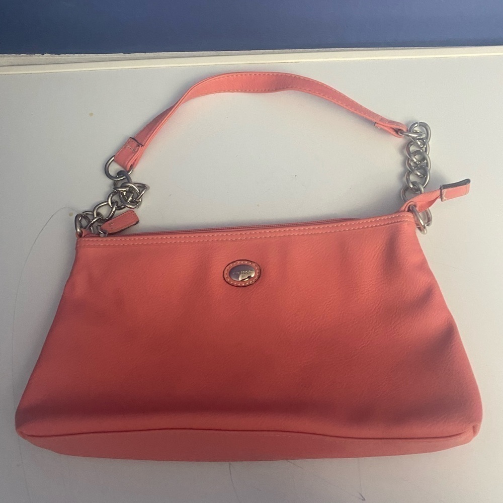 Minicci Pink Salmon purse with Chain strap